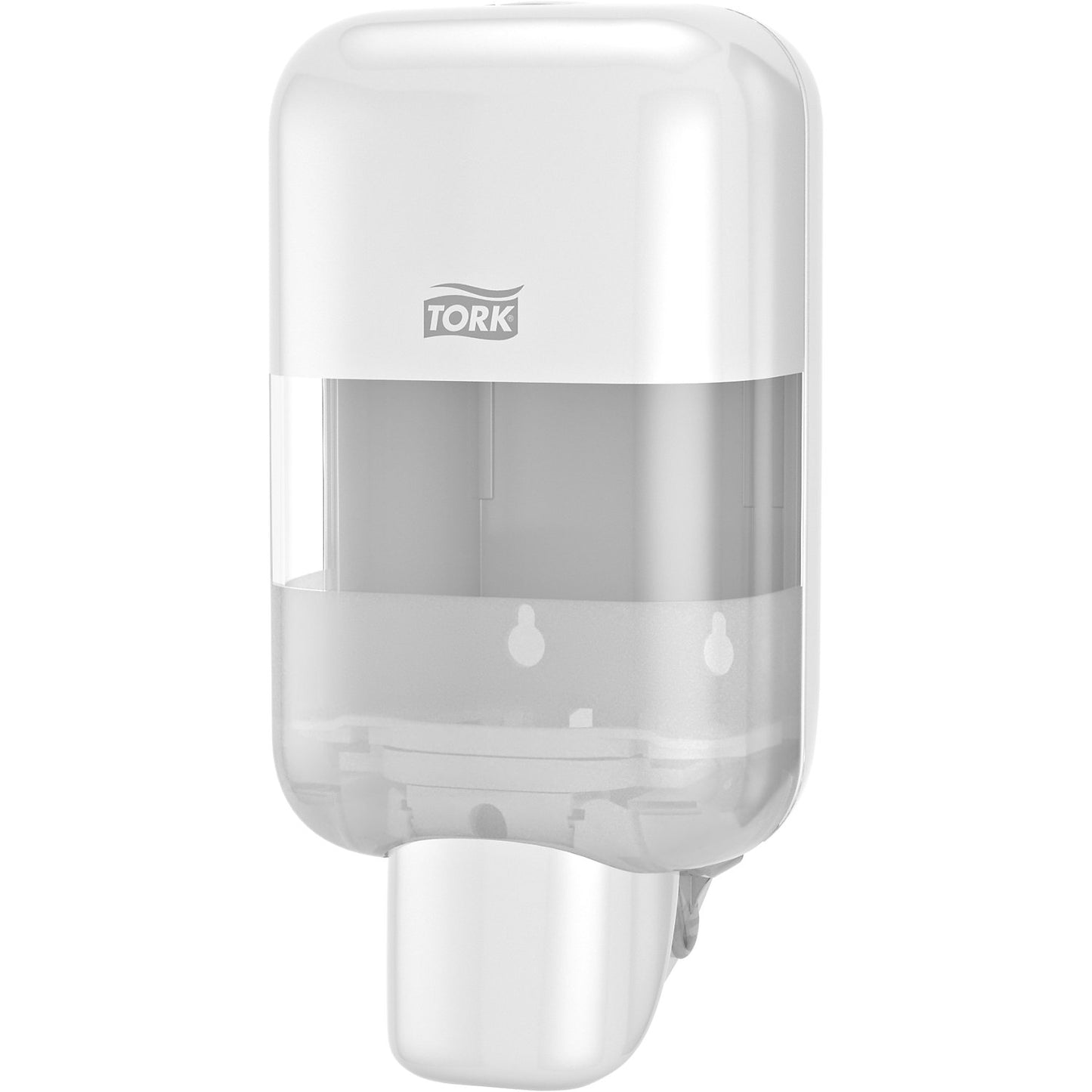 Mini-dispenser for soaps and hand disinfectant S5, HxWxD 224 x 112 x 99 mm, white.