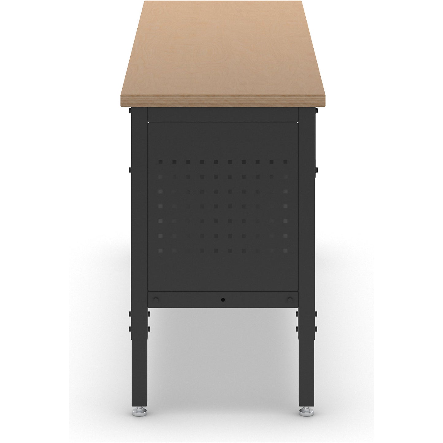 BLACKLINE workbench, without base cupboard, worktop width 1829 mm.