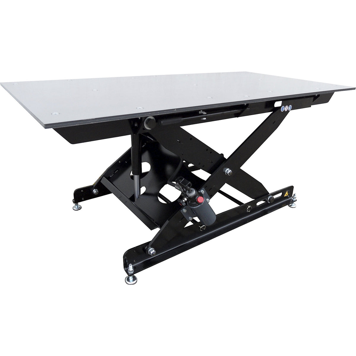 Universal lifting table, max. load 2000 kg, lifting capacity 250 kg, HxWxD 1050 x 1980 x 980 mm.