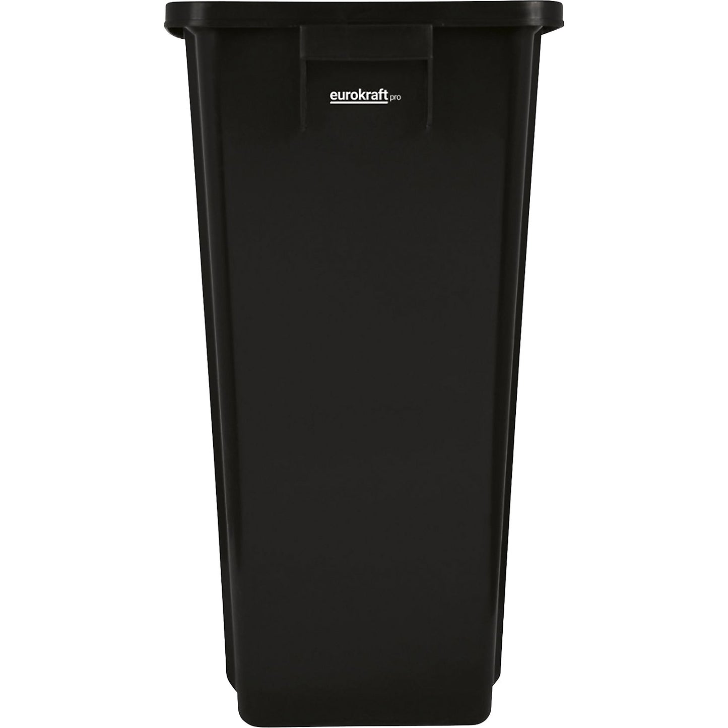 Recyclable waste collector, capacity 60 l, black.