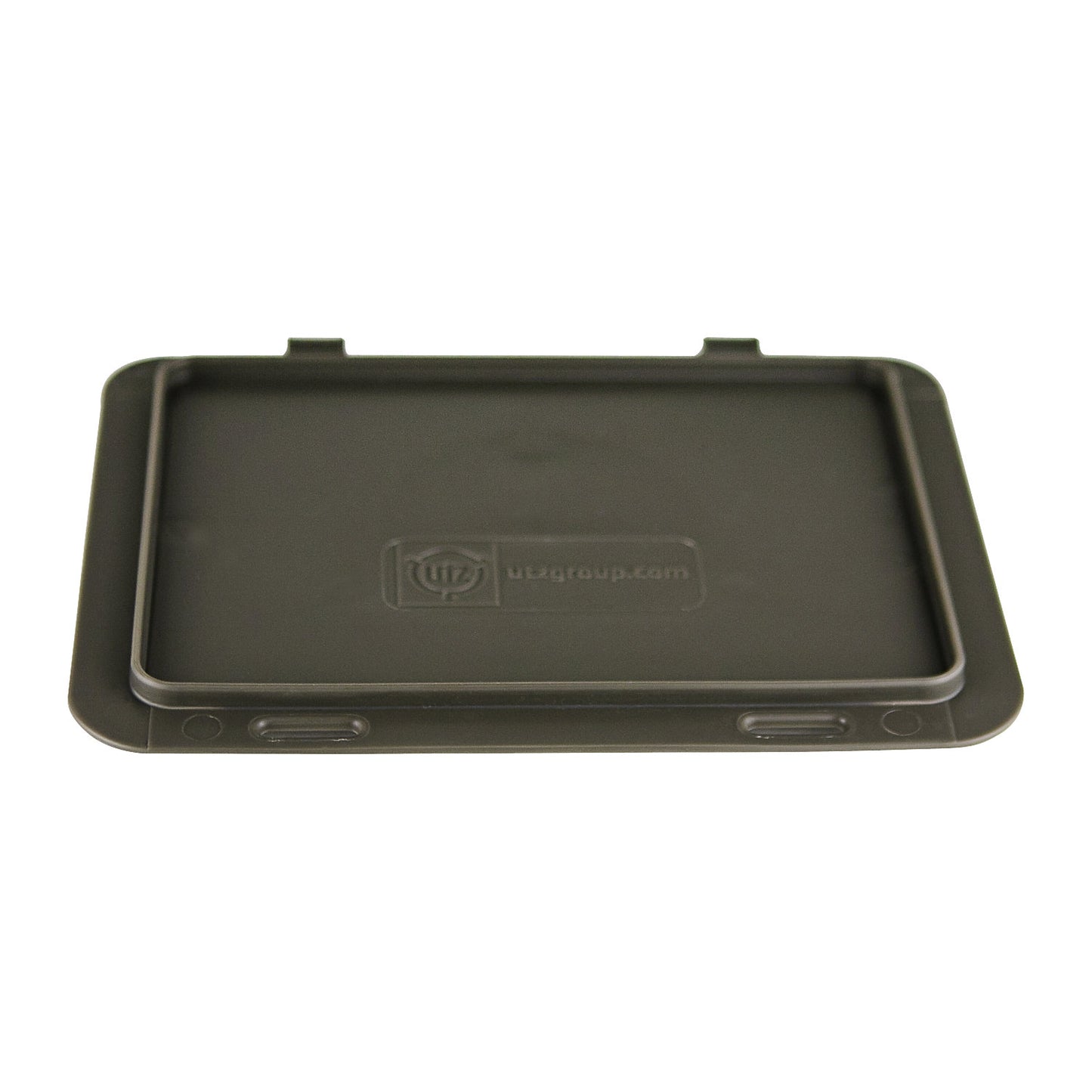 ESD hinged lid, PP, black, pack of 2, LxW 200 x 150 mm.