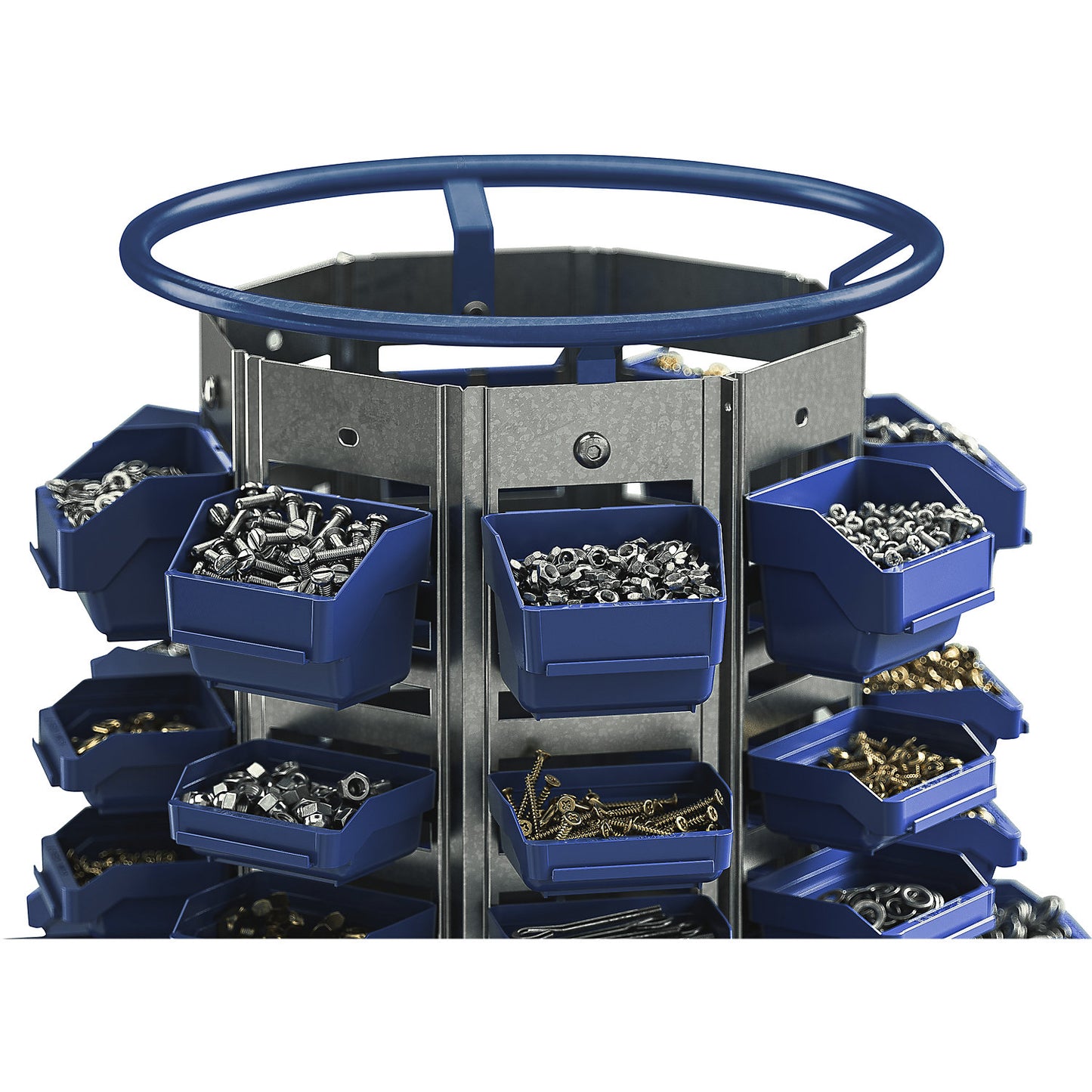 Open fronted storage bin, LxWxH 150 x 120 x 95 mm, pack of 10, blue.
