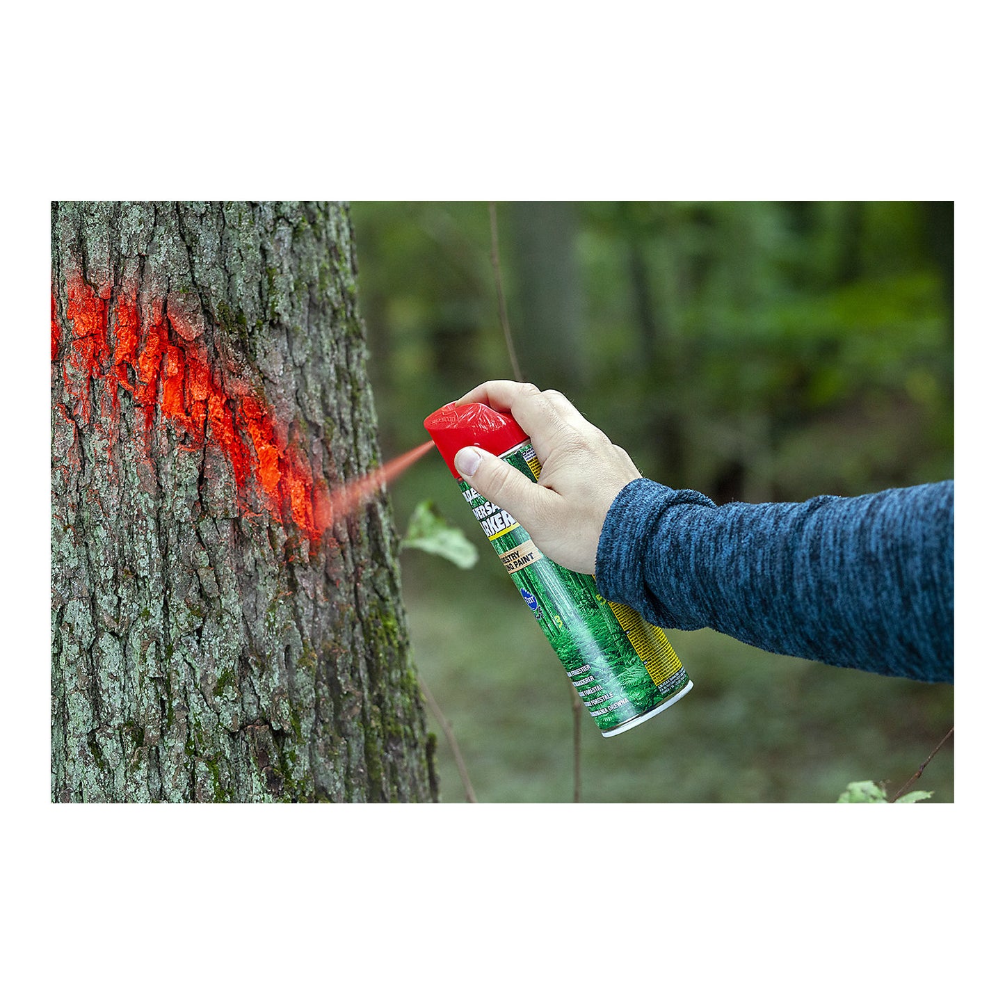 Forestry marker Mammut Paint Universal Marker® Fluo, contents 500 ml, pack of 12, red.