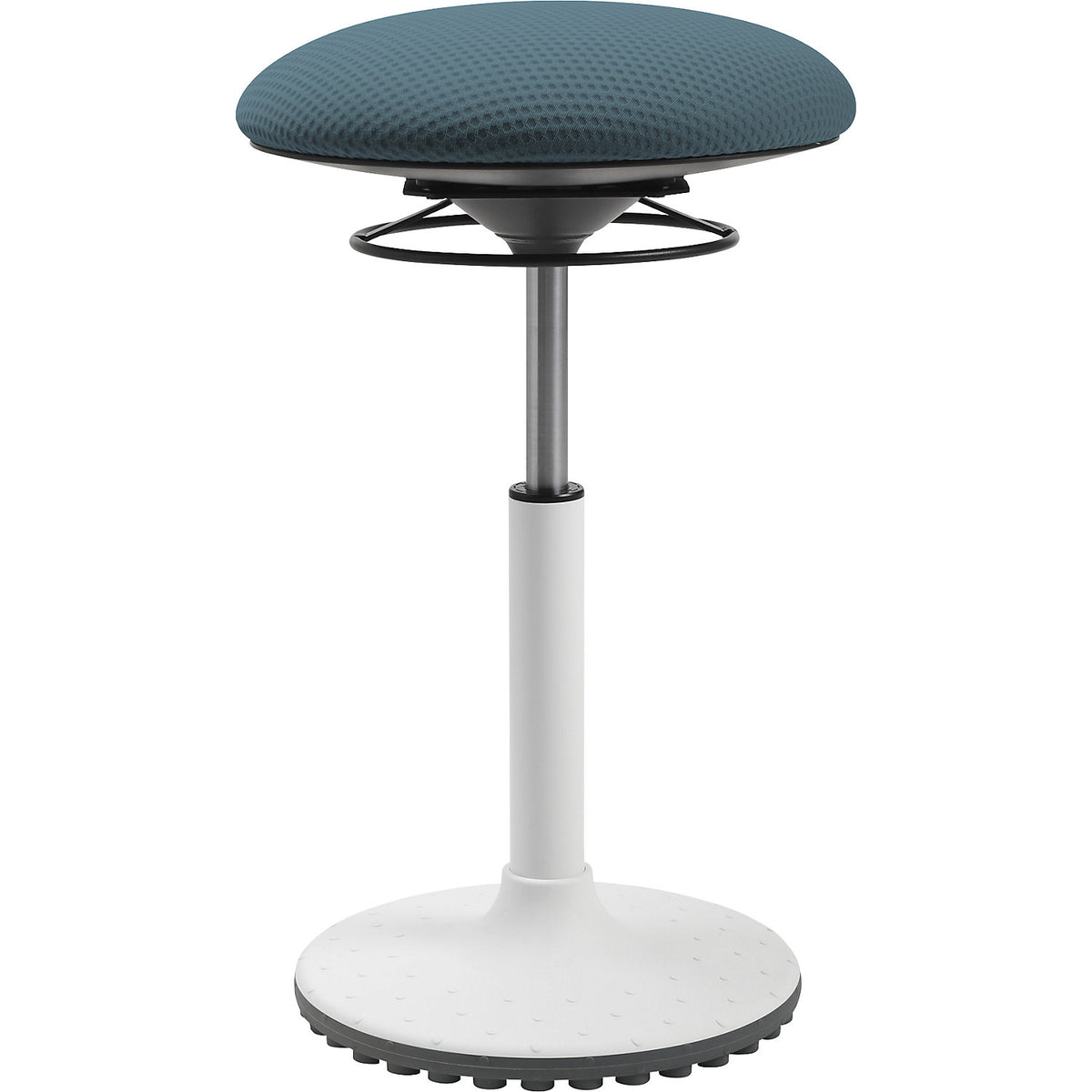 Office stool BBT Coach, seat height 520 - 720 mm, petrol cover.