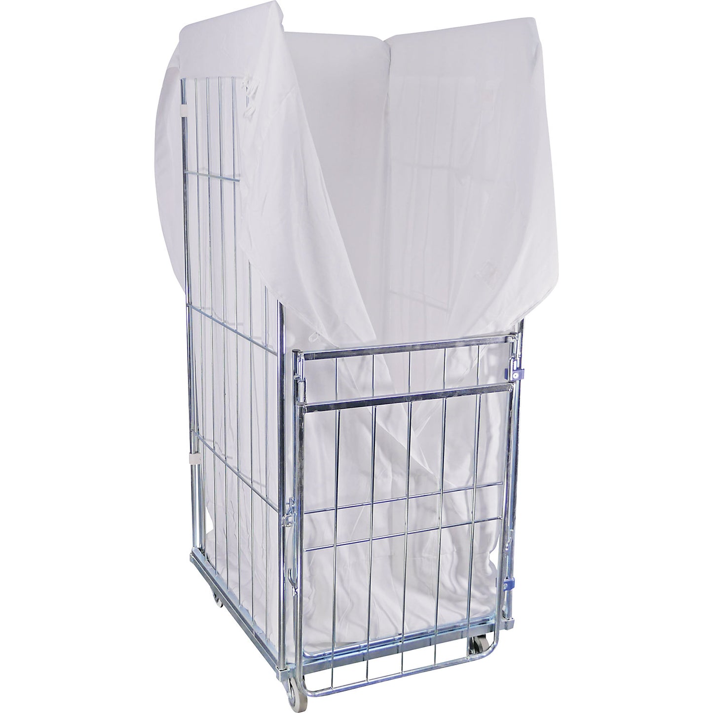 Laundry bag, for laundry containers, HxWxD 1370 x 720 x 555 mm, white.
