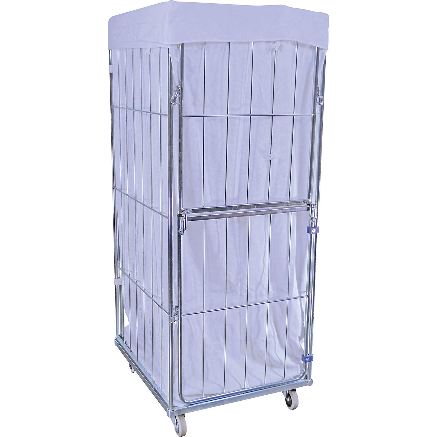 Laundry bag, for laundry containers, HxWxD 1370 x 720 x 555 mm, blue.