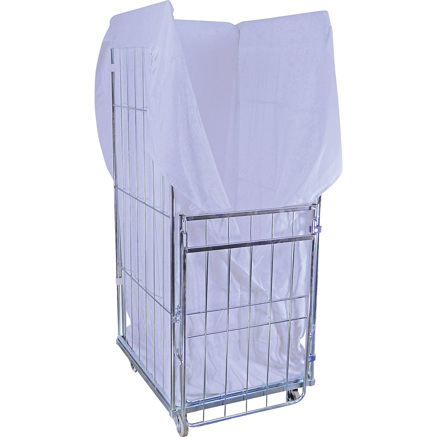 Laundry bag, for laundry containers, HxWxD 1650 x 800 x 675 mm, blue.