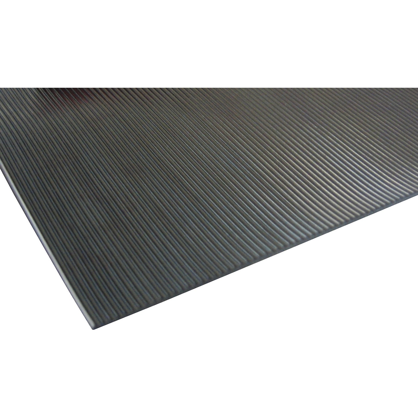 Ribbed rubber mat, for sliding door cabinets, WxD 1500 x 400 mm.