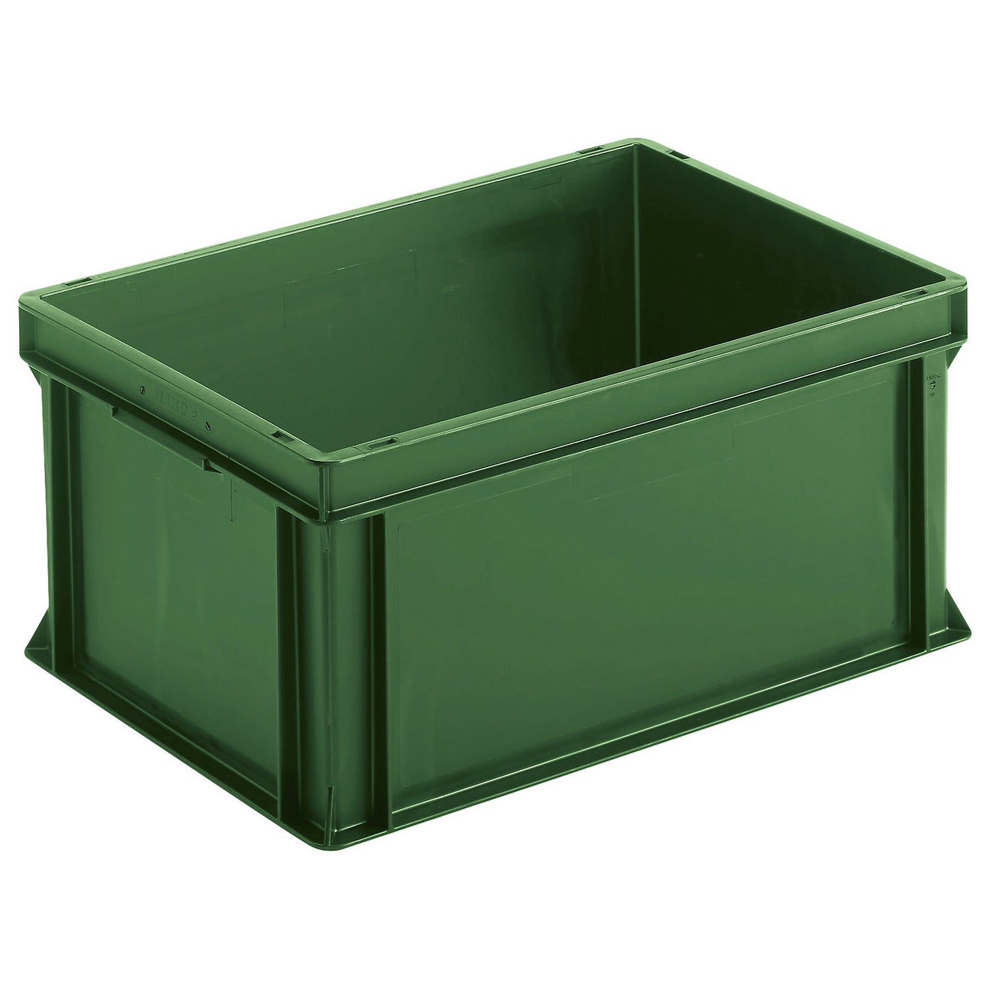 Euro box pallet, LxWxH 600 x 400 x 325 mm, green, pack of 2.