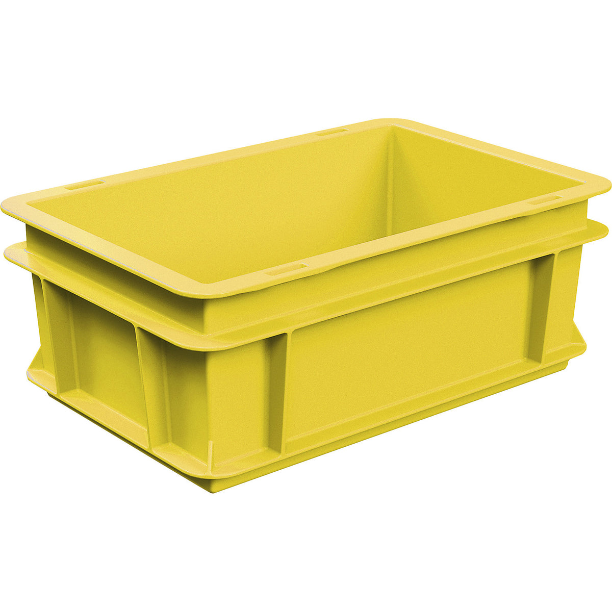 Euro box pallet, LxWxH 300 x 200 x 120 mm, yellow, pack of 10.