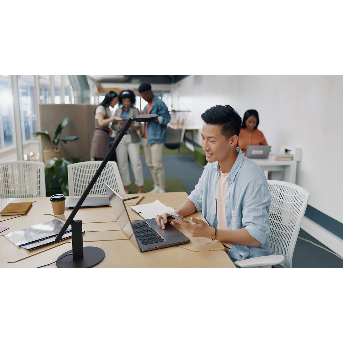 LED table lamp LUCTRA® Table Lite, dimmable, black.