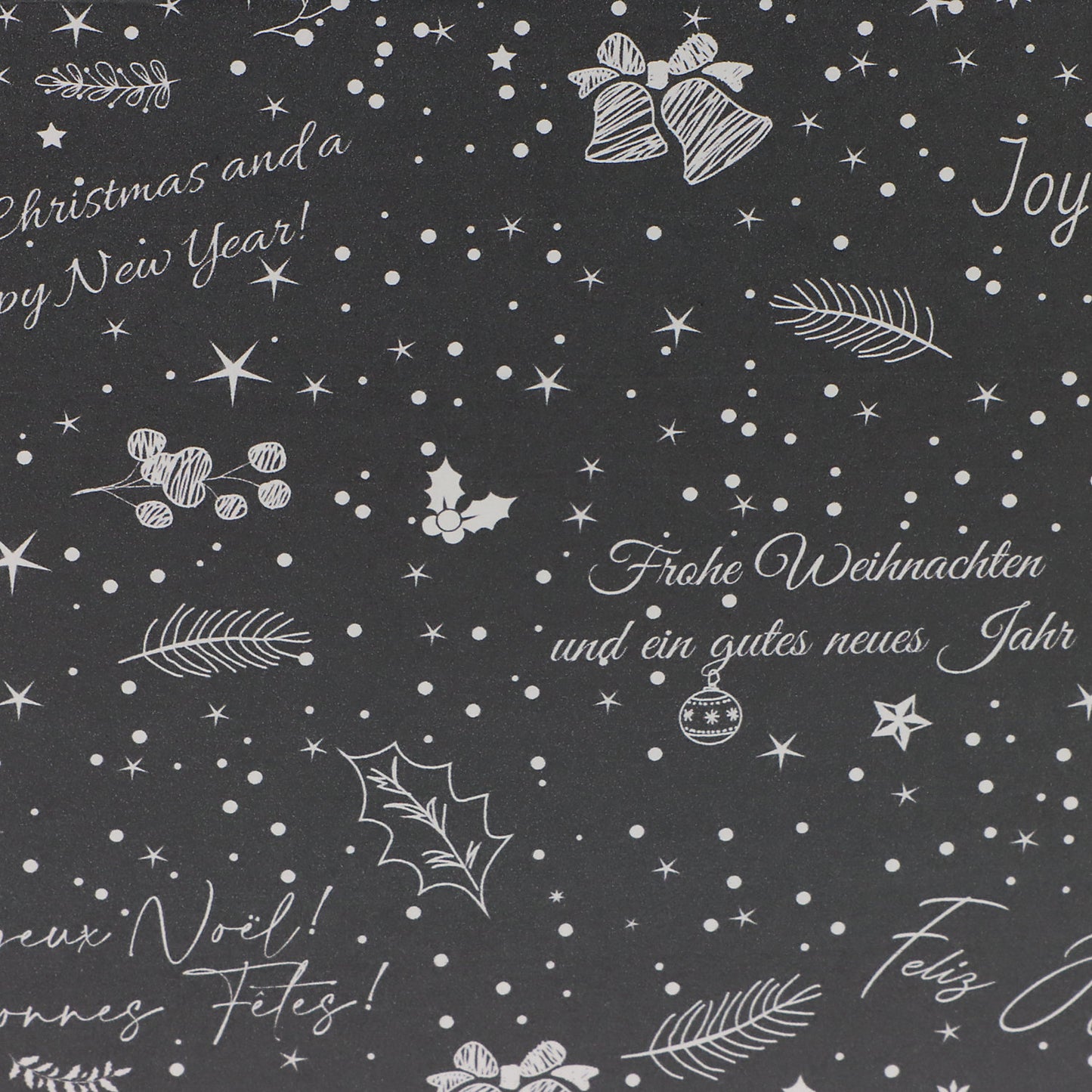 Christmas All Over dispatch box, pack of 20, internal dimensions 350 x 315 x 170 mm, charcoal.