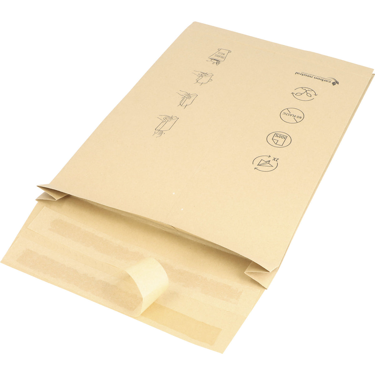 DEBAPOST® waterproof mailing bag, suitable for return shipments, pack of 100, LxW 430 x 320 mm.