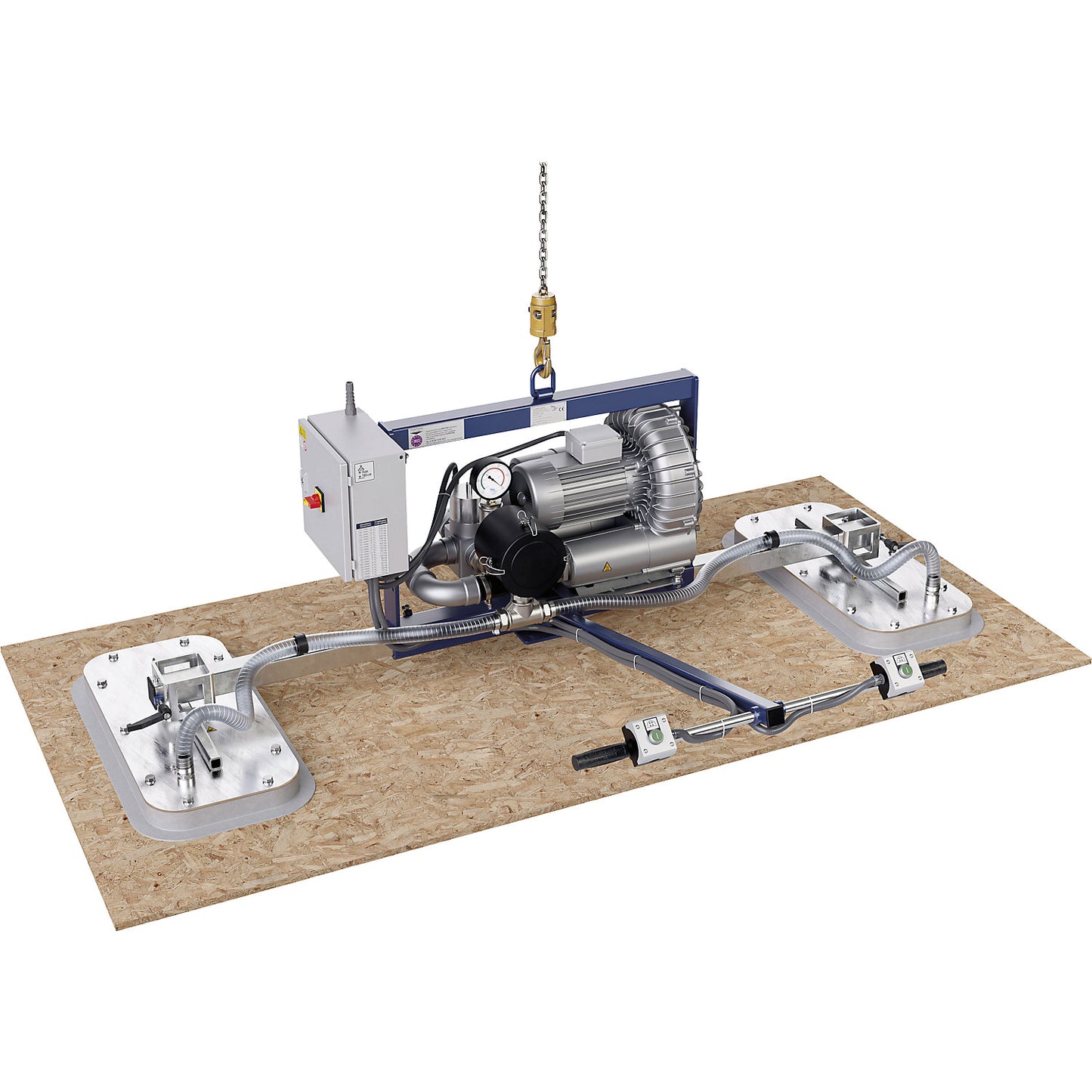 AERO-PORO vacuum lifter, fixed, load capacity 300 kg, 1 pane.
