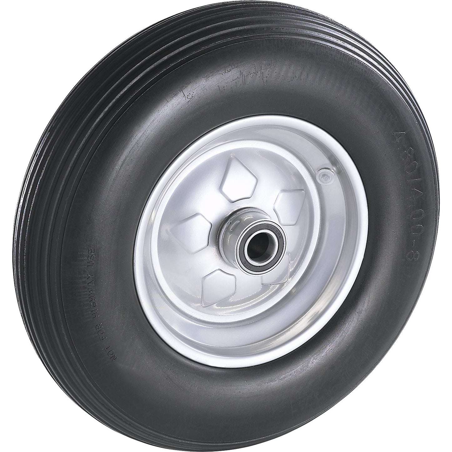 PU wheel, ball bearing, wheel Ø x width 400 x 100 mm.