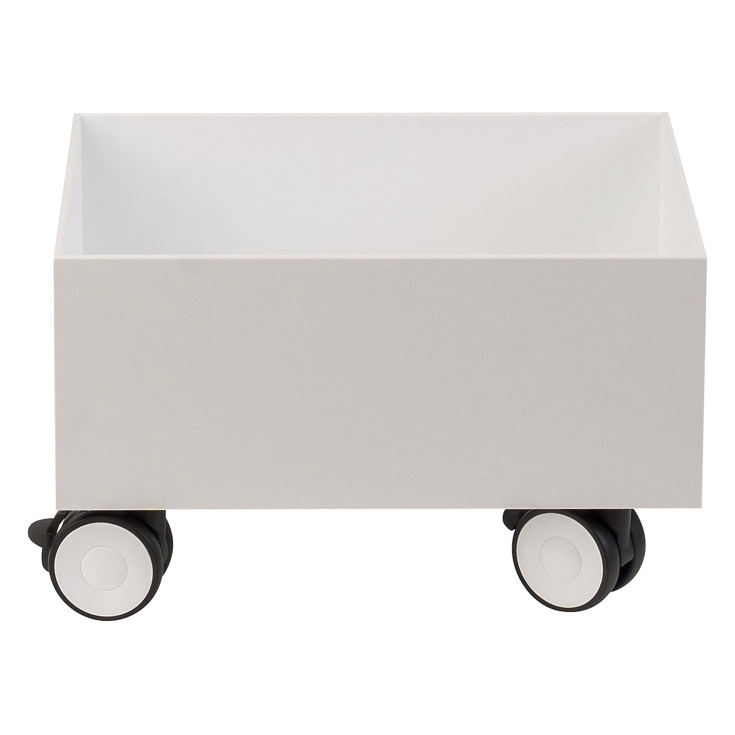 Trolley for recycling bins, for 1 container, white.