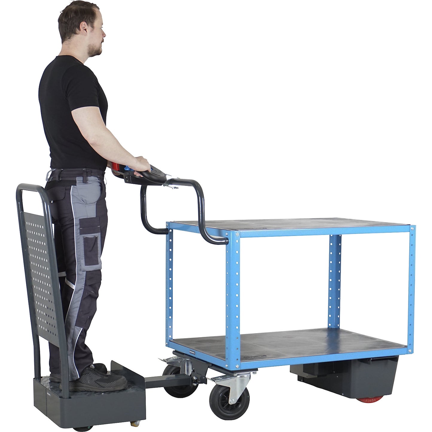 Driver's platform, for CustomLine, assembly trolley, box trolley, cupboard trolley, width 700 mm.
