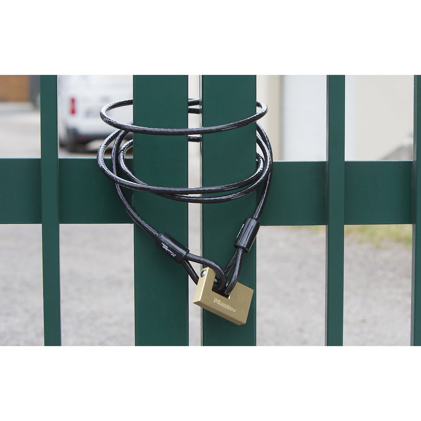 Padlock made of brass, pack of 4, gold.