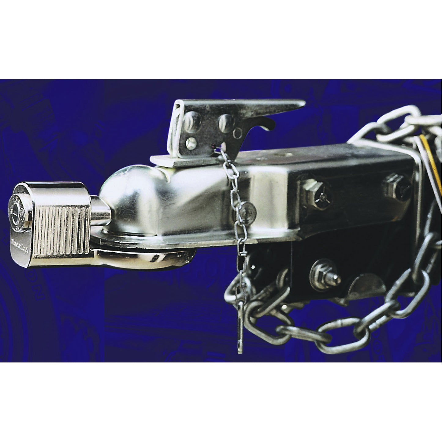 Tow bar lock, pack of 4, for coupling heads from 48 - 51 mm.