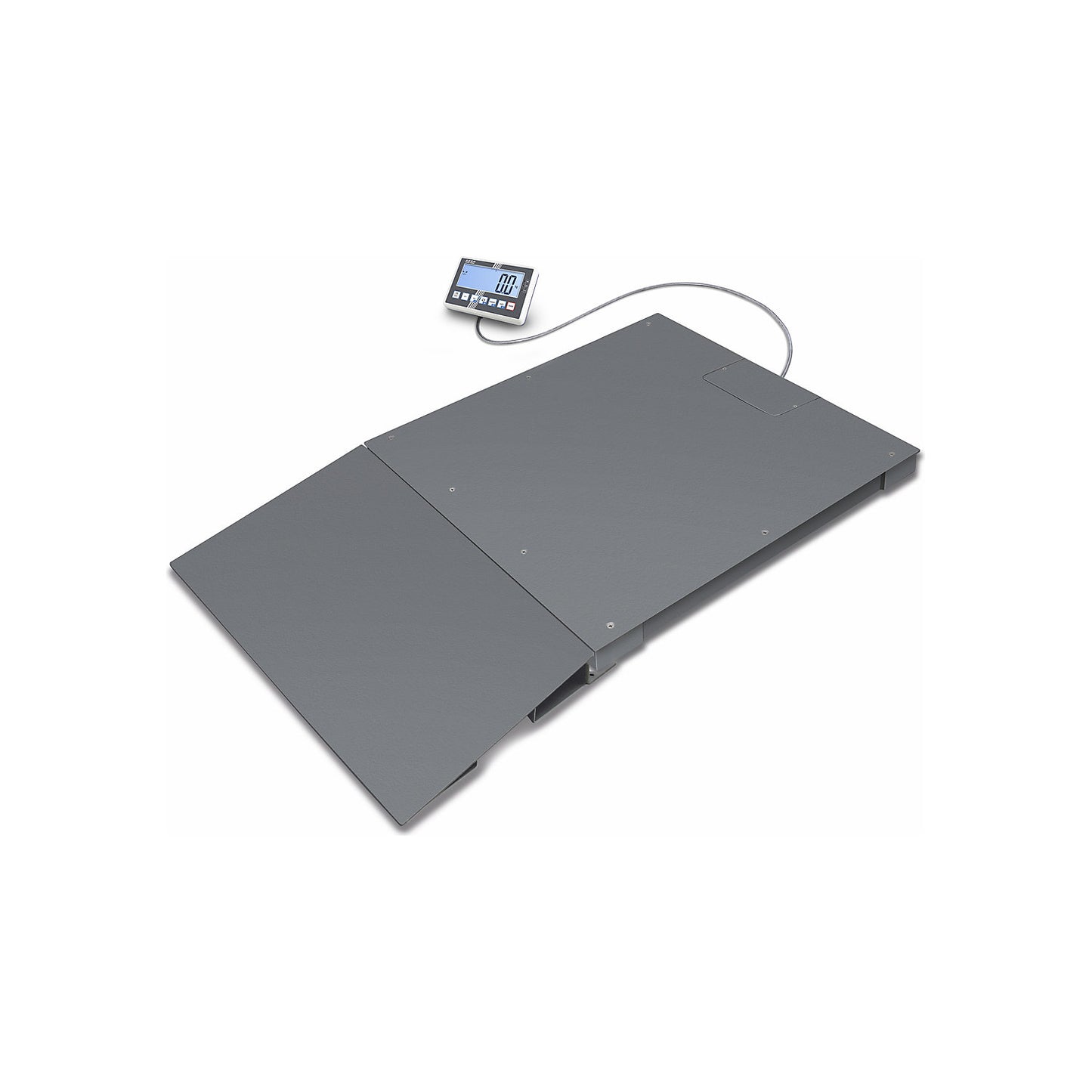 IoT-Line floor scale BFC, steel, weighing range up to 600 kg, 1000 x 1000 mm.