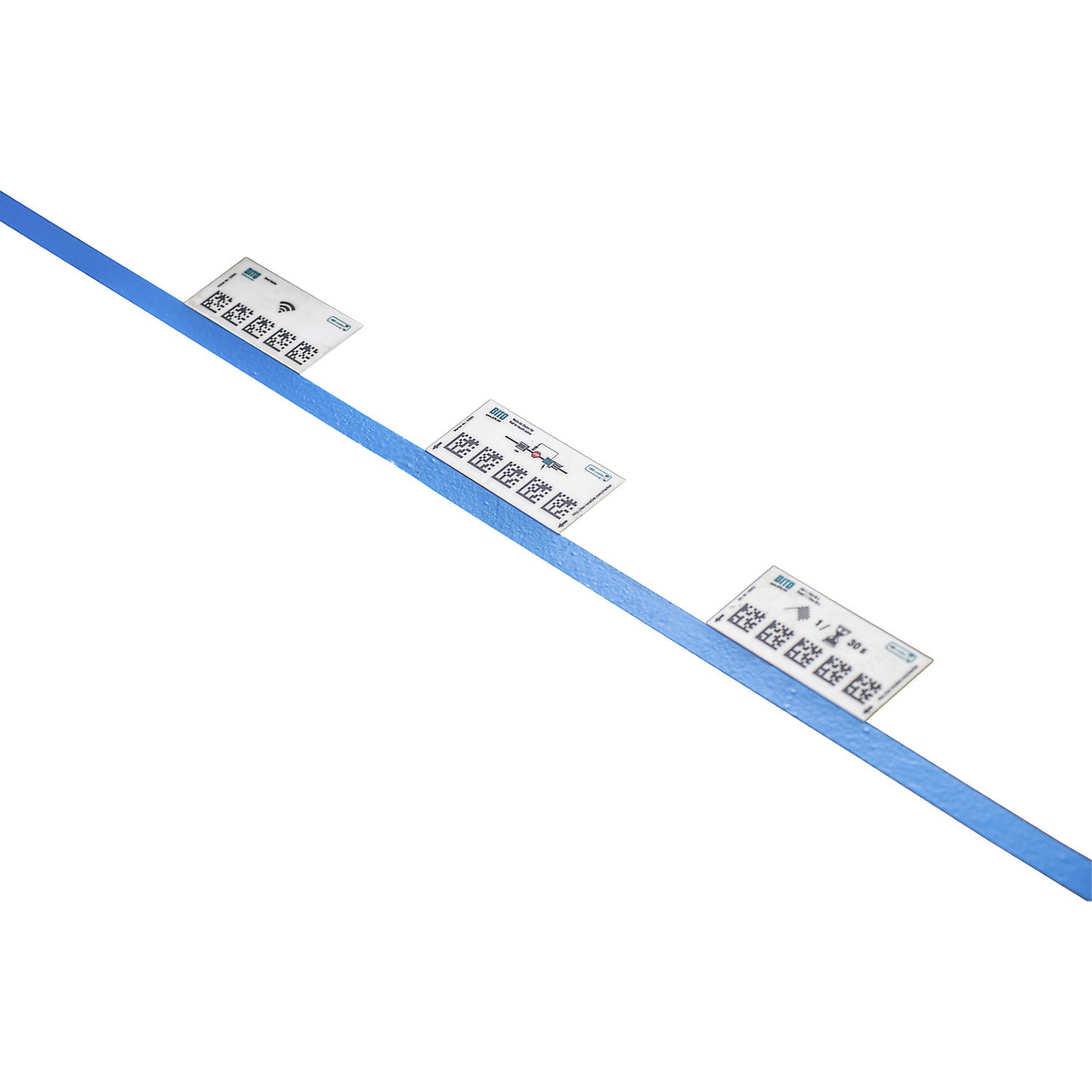 LEO marker package, for driverless transport system LEO, for holding points 1 - 25, incl. 70 markers.