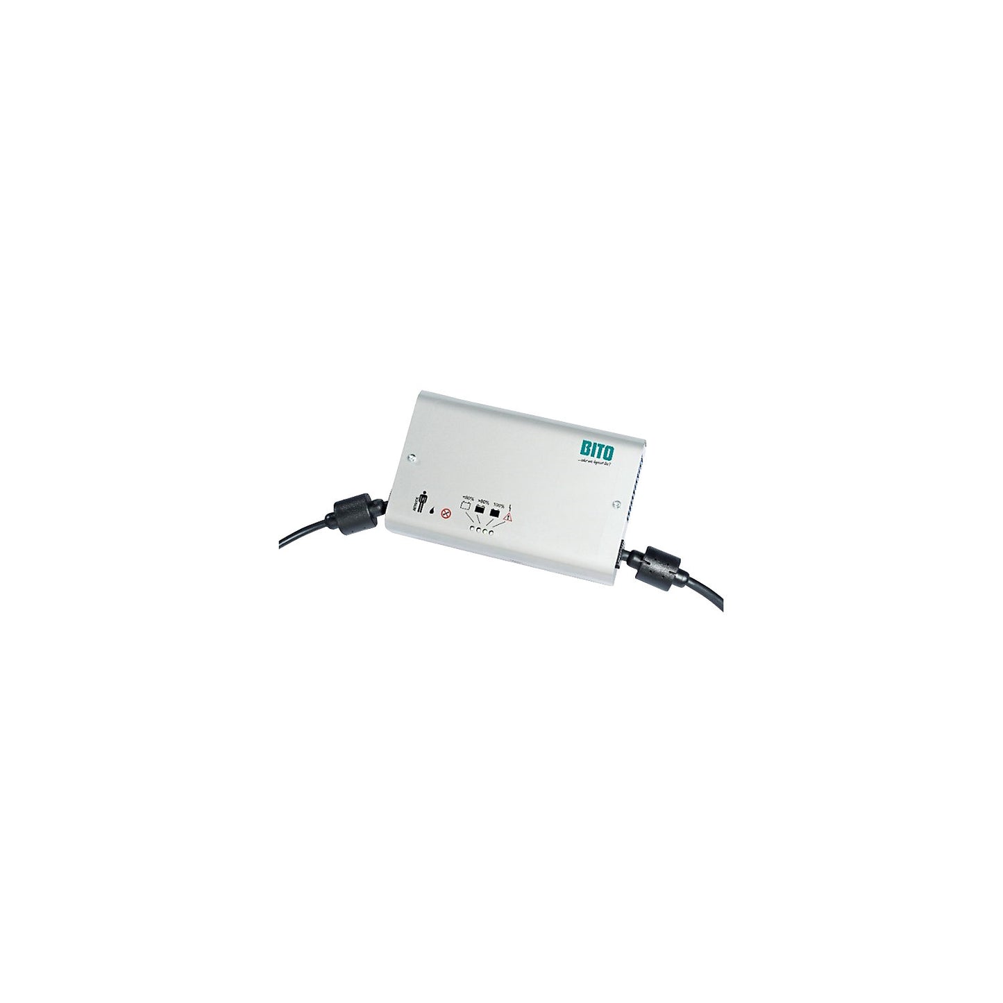 LEO rechargeable battery charger, for driverless transport system LEO, length 830 mm.