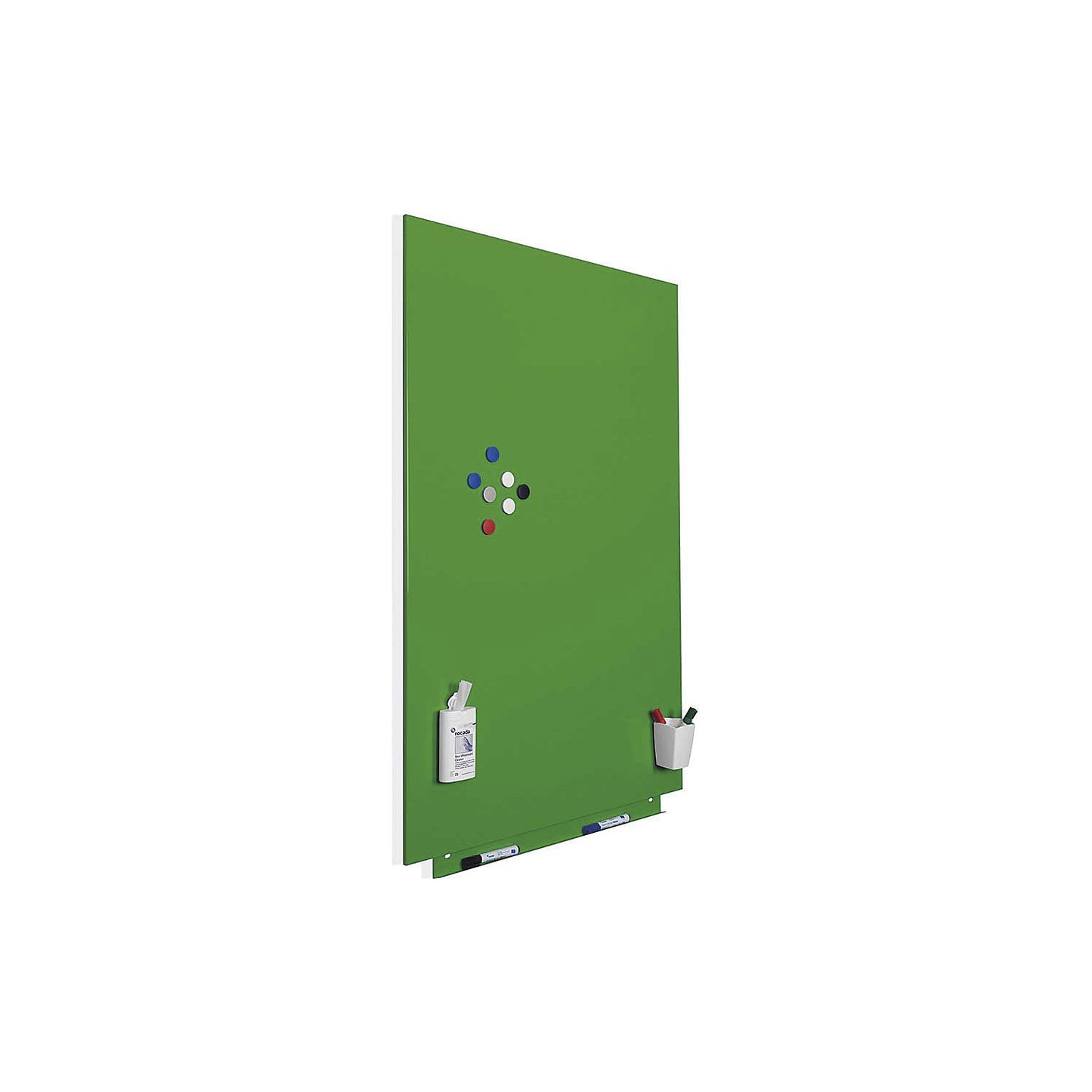 Skincolor whiteboard, BASIC version - sheet steel, painted, WxH 1150 x 750 mm, green.