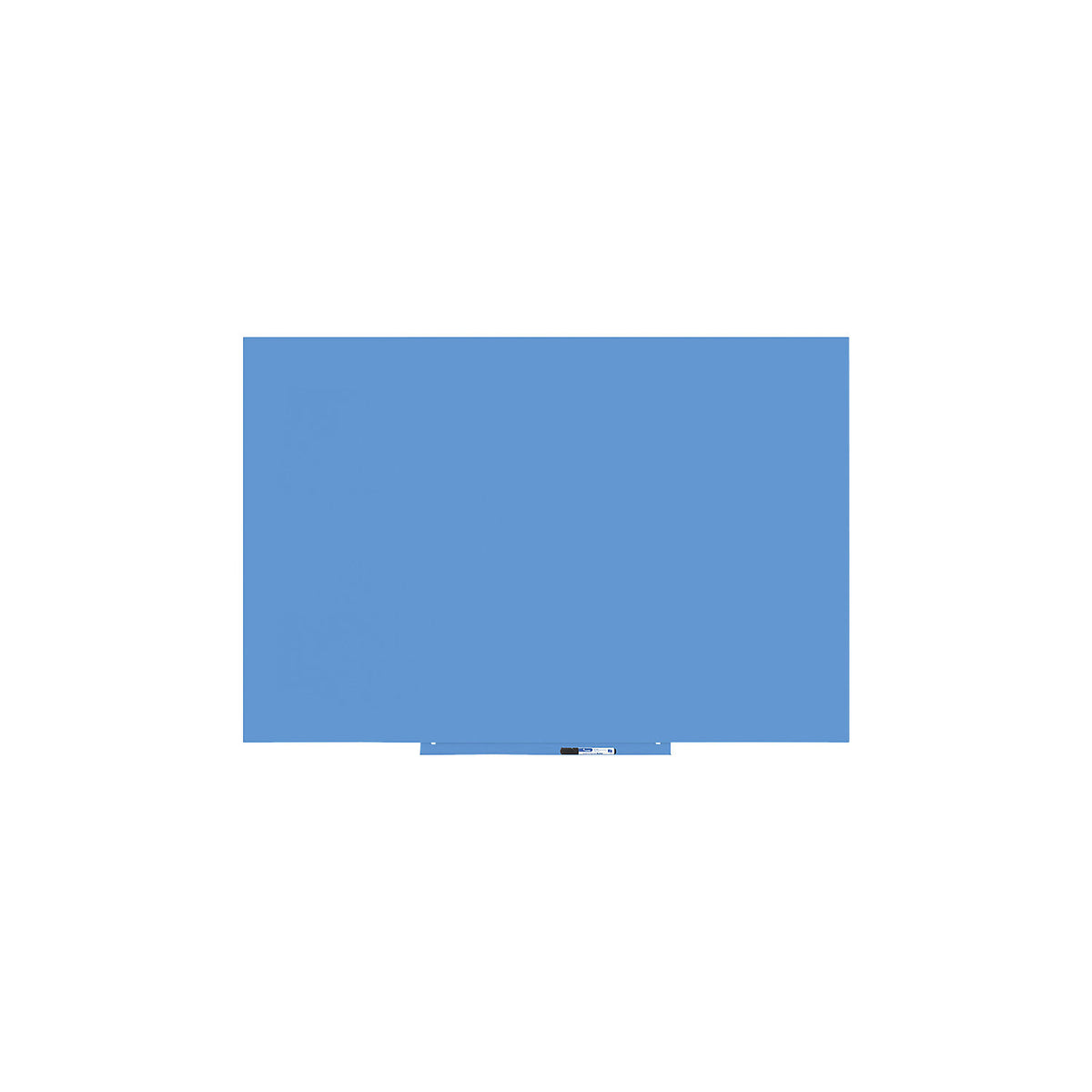Skincolor whiteboard, BASIC version - sheet steel, painted, WxH 1500 x 1000 mm, blue.