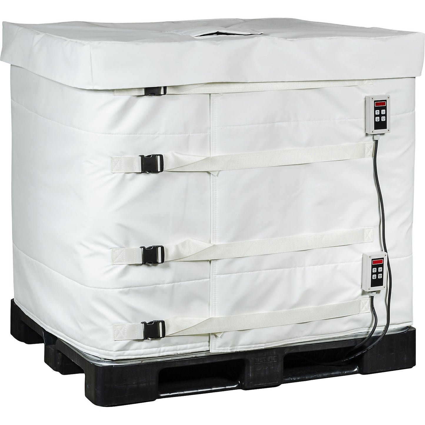 IBC insulation cover, for 1000 l IBC food and pharmaceuticals, white.