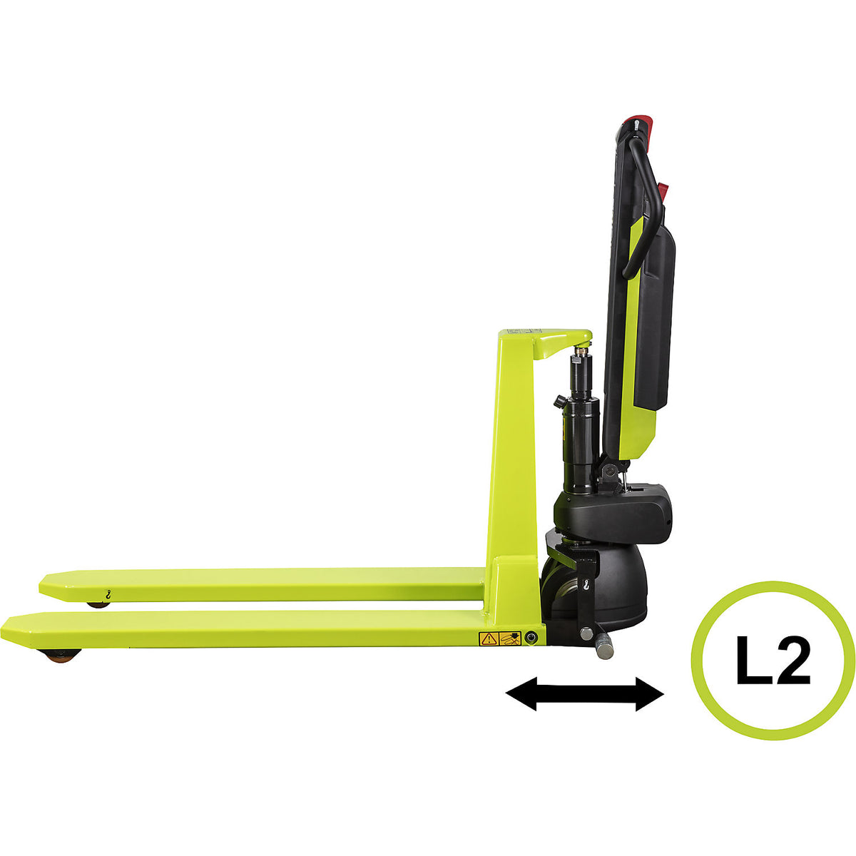 HX AGILE EVO PLUS high lift pallet truck, electric, max. load 800 kg, fork length 1150 mm.