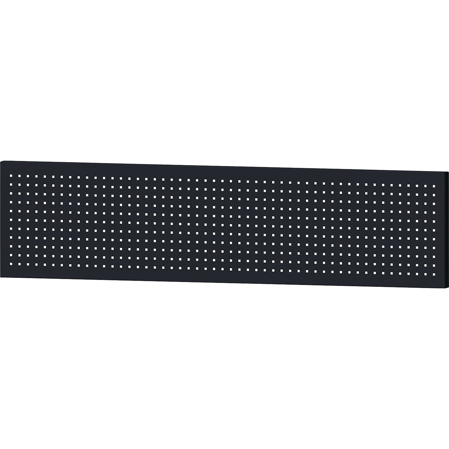 Perforated panel, height 500 mm, width 2000 mm, black.