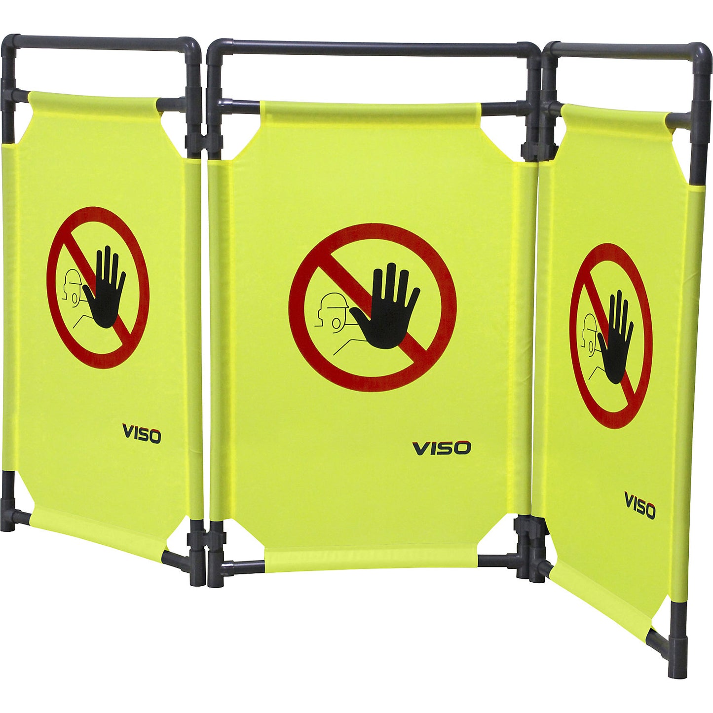 Barrier, PVC, width 1.7 m, 3 panels, height 1 m.