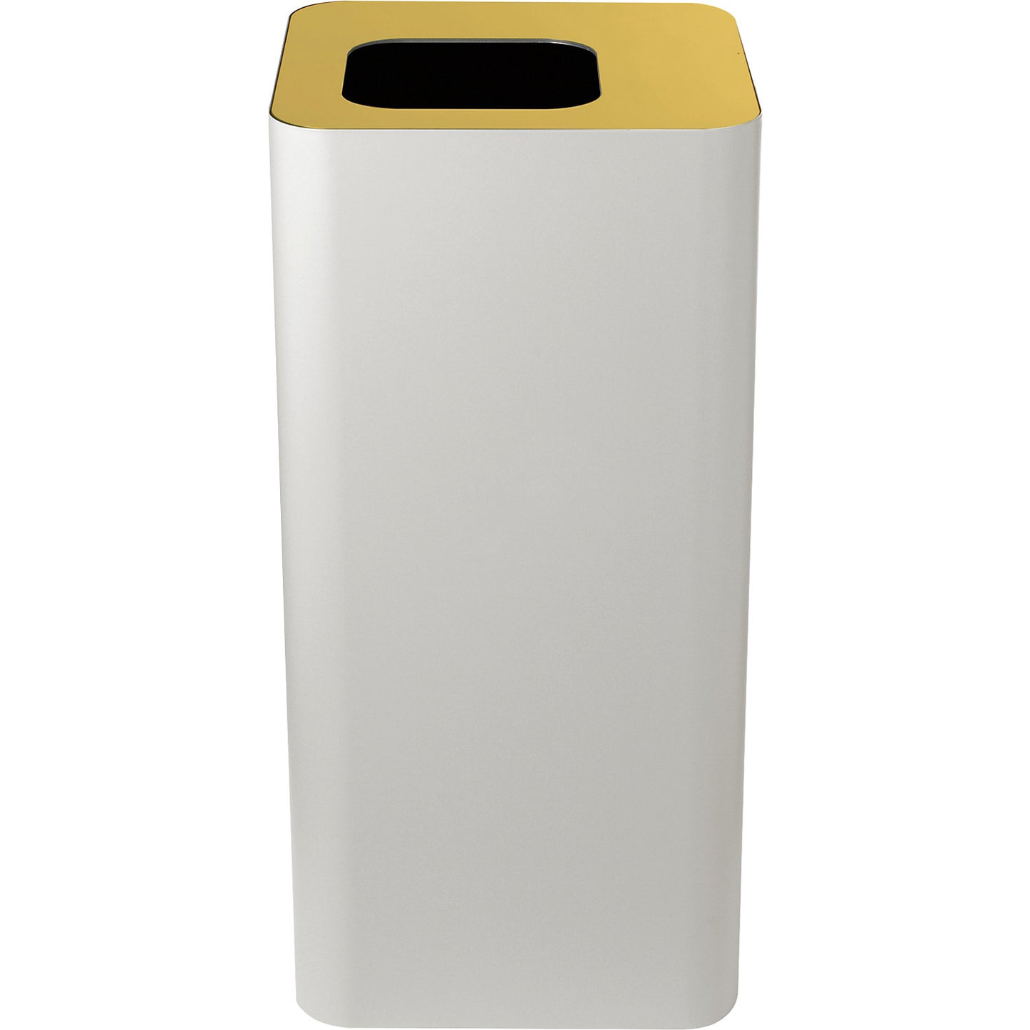 Pure recyclable waste collector, capacity 100 l, white / yellow.
