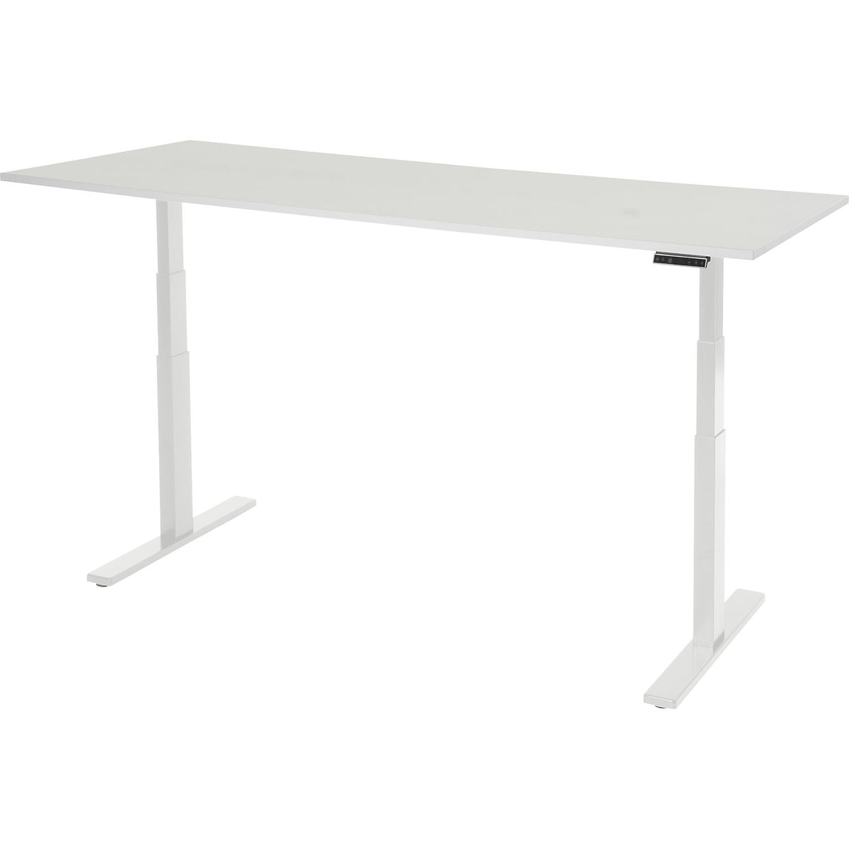 ESD work table, electric height-adjustable, height 650 - 1300 mm, WxD 2000 x 800 mm.