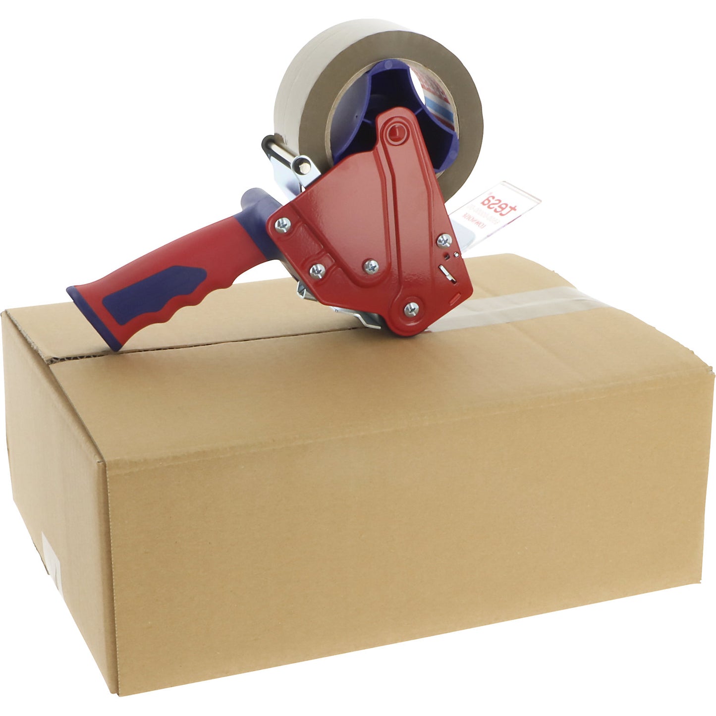 PET packaging tape tesa® 60416, 55% recycled, can be dispensed quietly, pack of 6 rolls, transparent, tape LxW 100 m x 50 mm.
