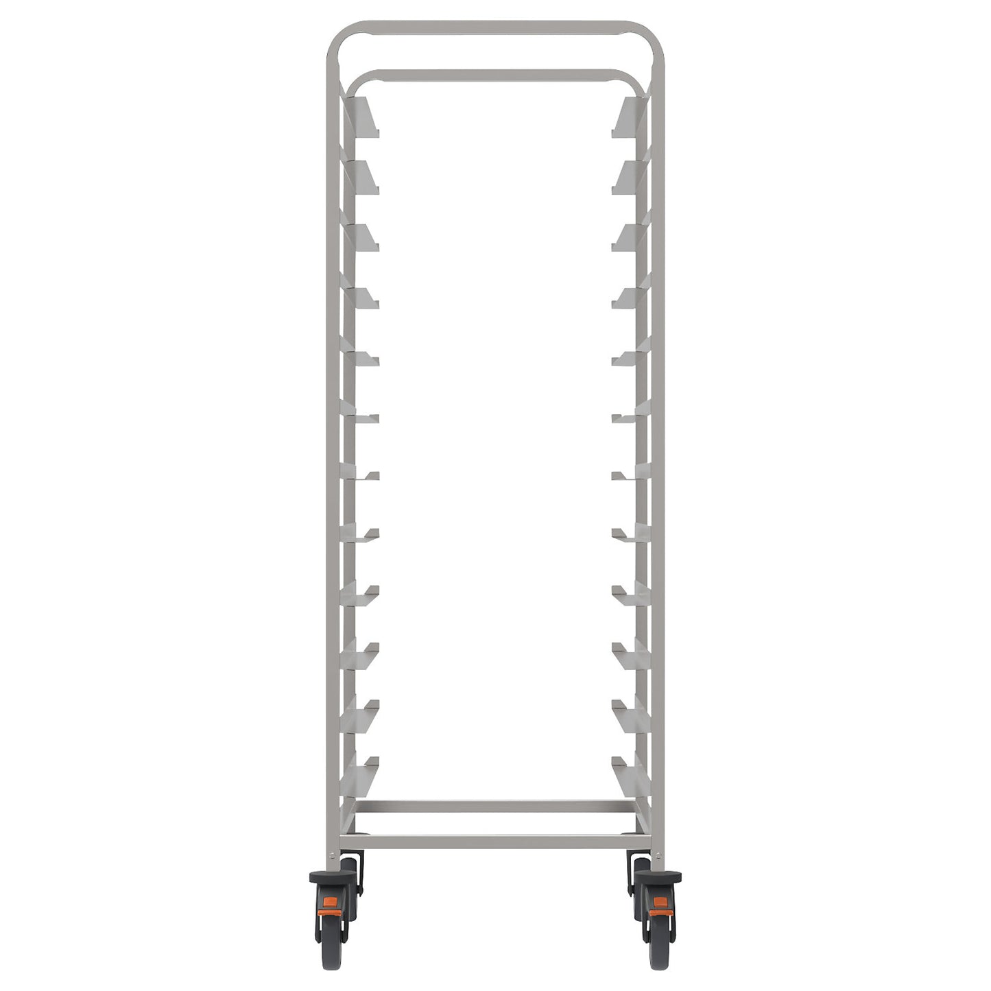 Tray trolley, with deflector rollers, LxWxH 648 x 739 x 1641 mm.