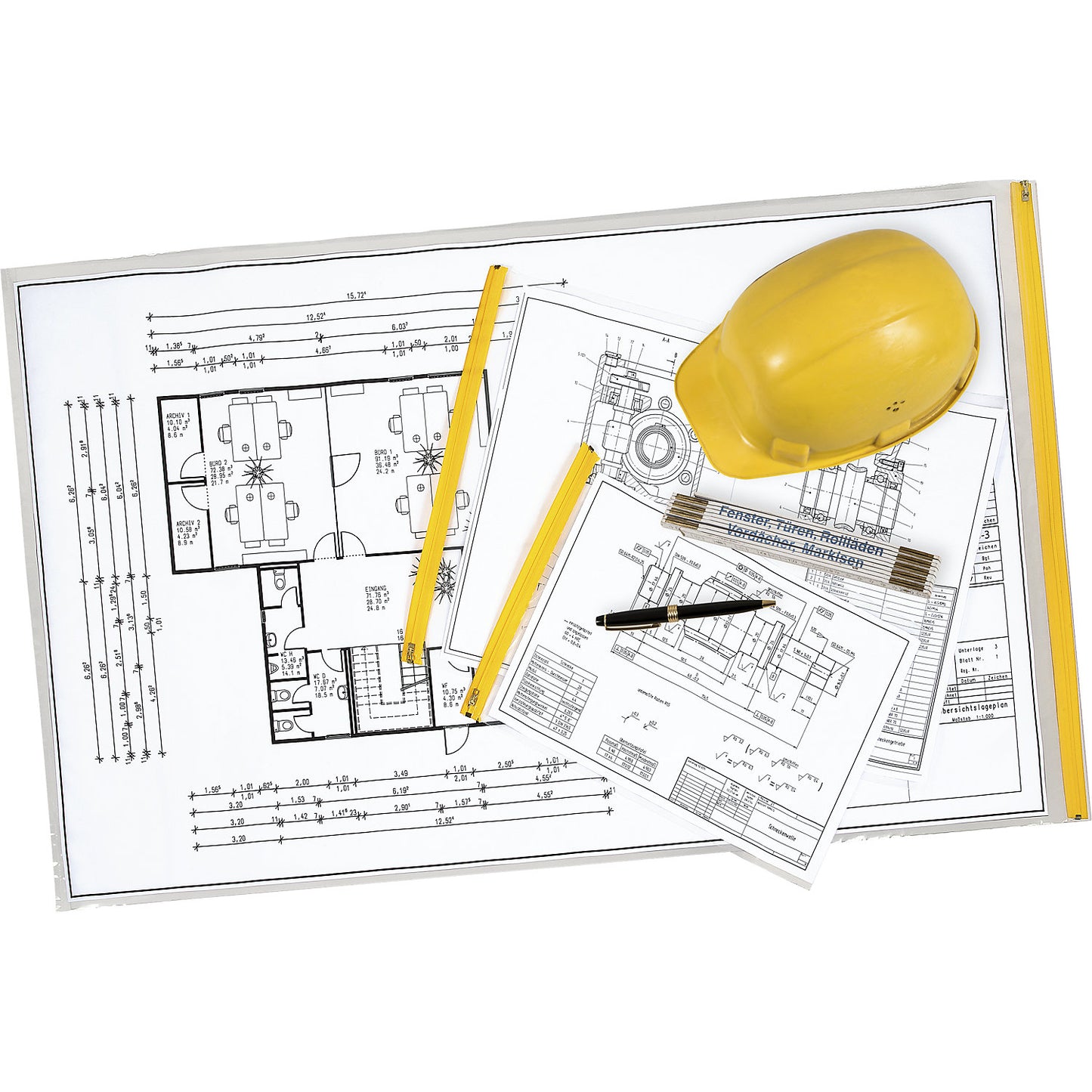 Map case, pack of 10, format 700 x 1200 mm, transparent.
