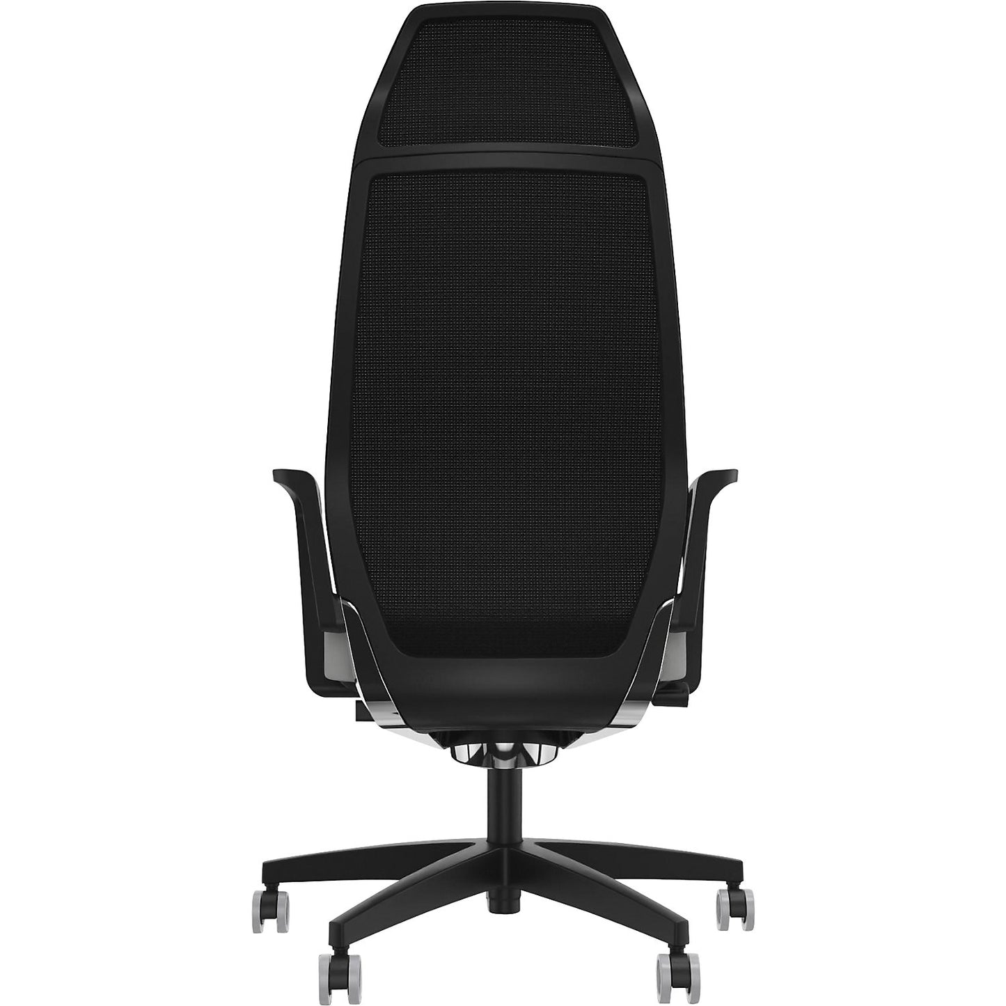 Selvio 0146 ZÜCO office chair, mesh backrest, platinum grey.
