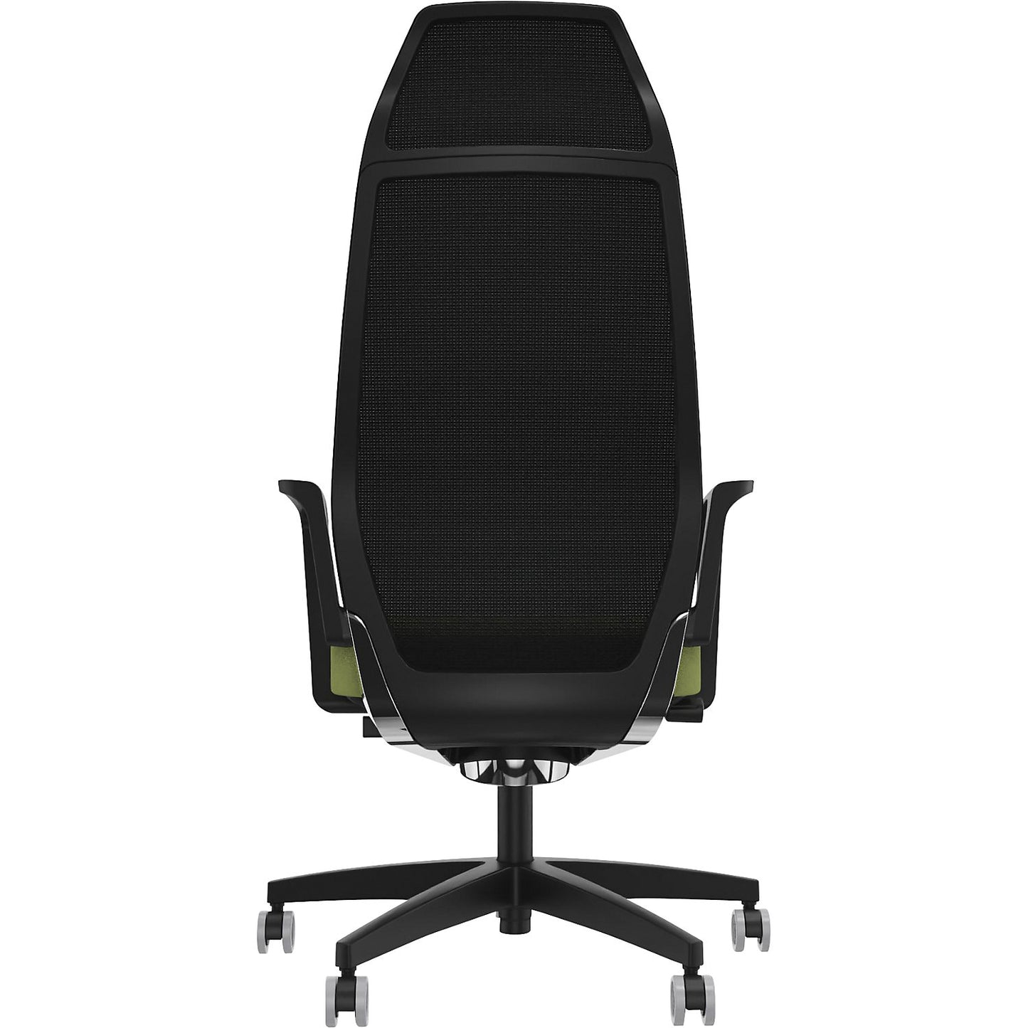 Selvio 0146 ZÜCO office chair, mesh backrest, light green.