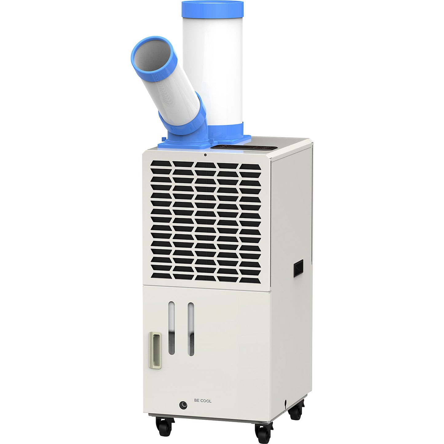 Industrial air conditioner 9,000 BTU, for room size 23 m², grey.