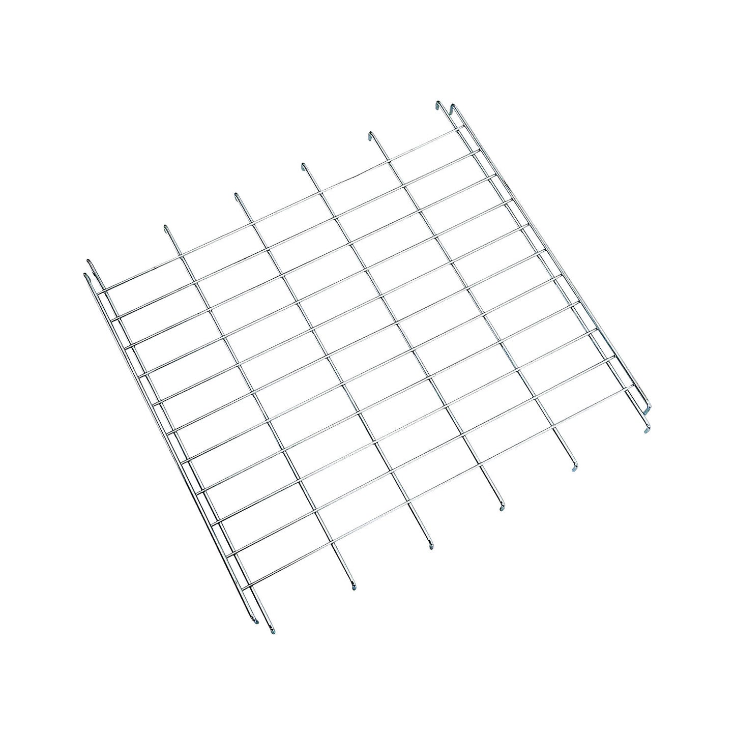 Hook-in steel intermediate shelf for laundry container, steel, LxWxH 726 x 740 x 10 mm.