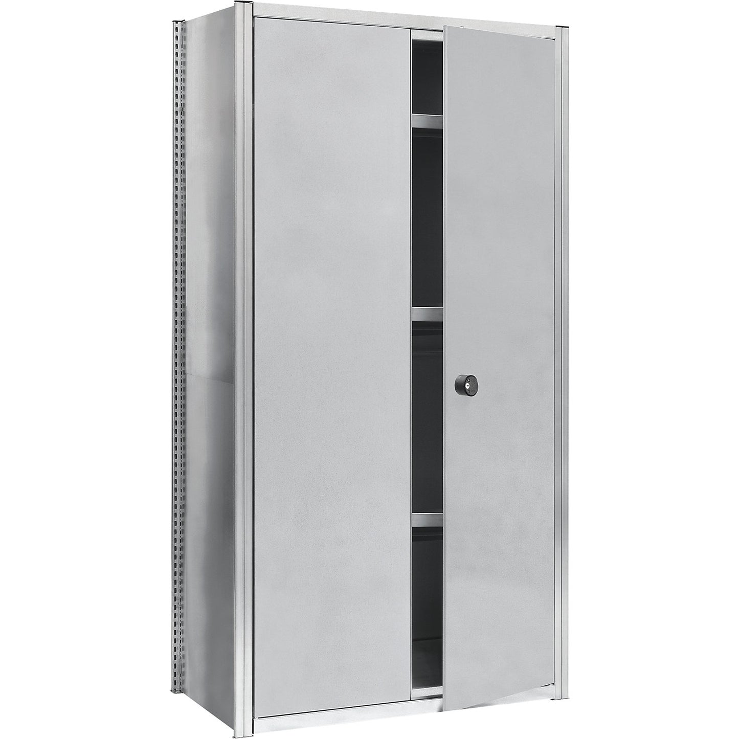 Hinged door, RFID lock, HxW 2000 x 1000 mm, zinc plated.