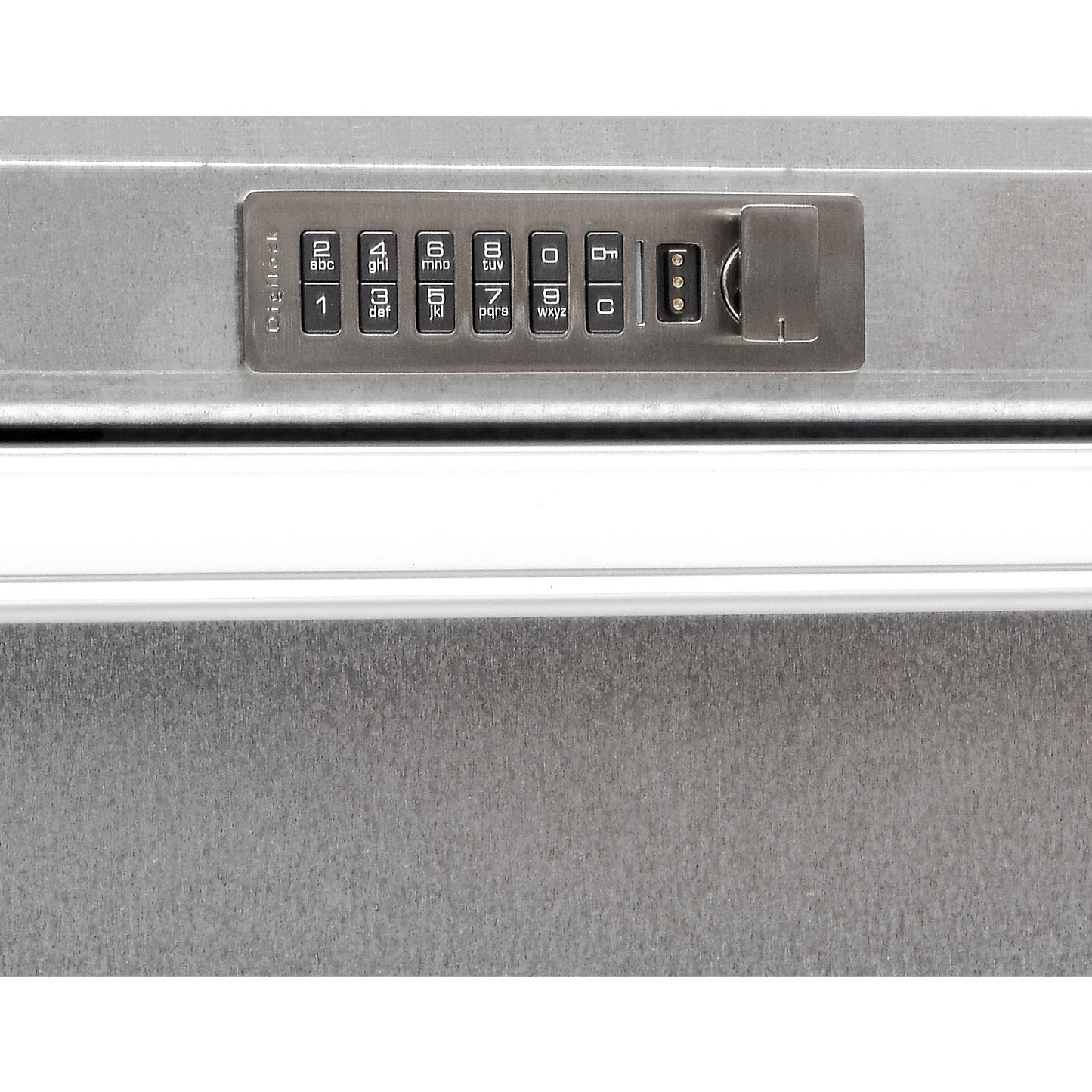 PIN code e-lock, for drawer block and set, light grey, for WxD 750 x 400 mm.