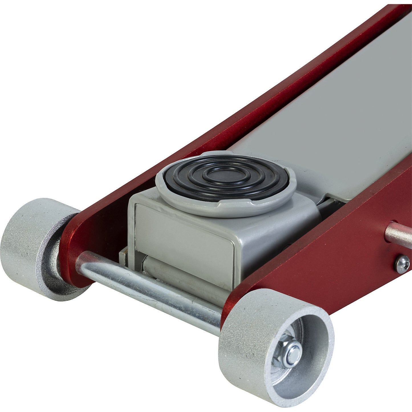 Car jacks, steel/aluminium, max. load 2500 kg.