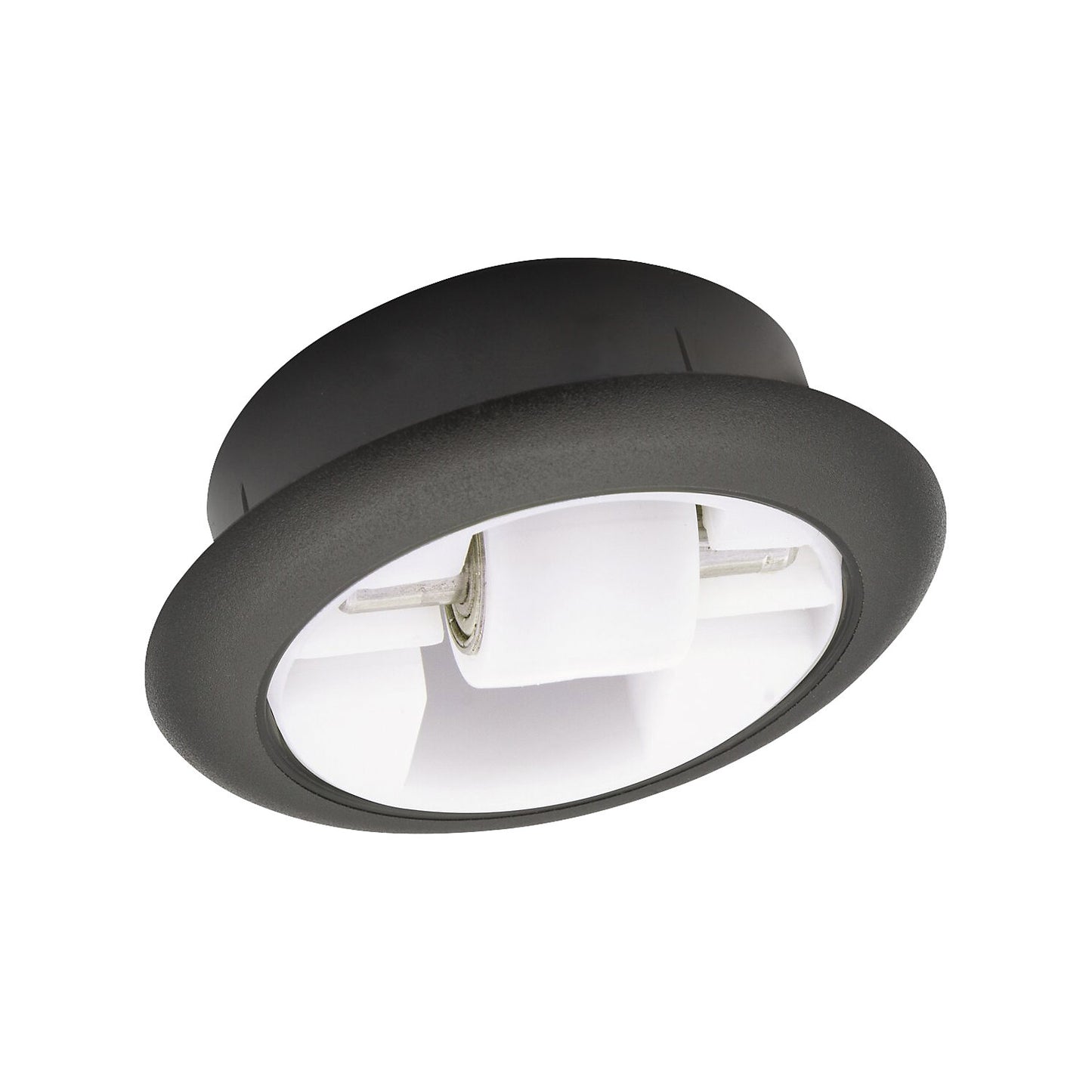 Furniture castor Roller-Mini, hole ØxH 40 x 17 mm, hard, for soft floors, ball bearing, swivel castor with wheel stop.