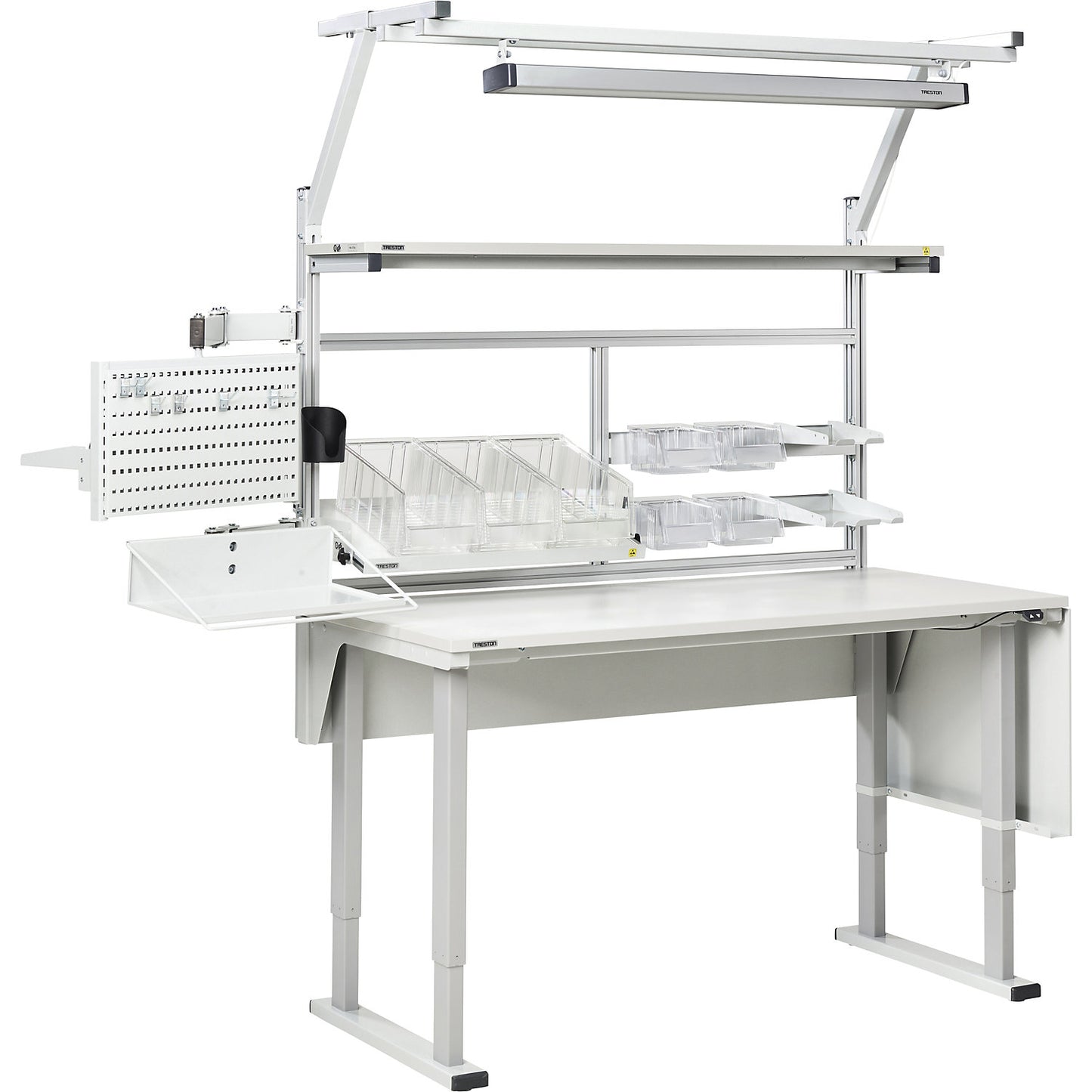 BP box profile, width 985 mm, light grey RAL 7035.