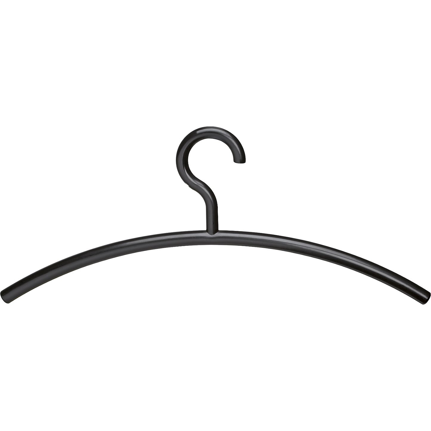 MAULLENA coat hanger, plastic, L 455 mm, black, pack of 5.