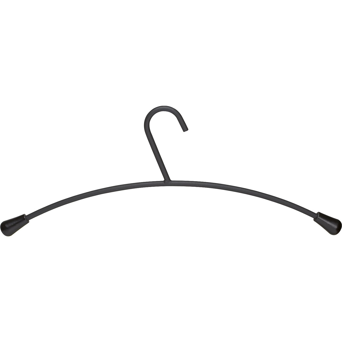MAULORLY coat hanger, metal, L 465 mm, black, pack of 5.