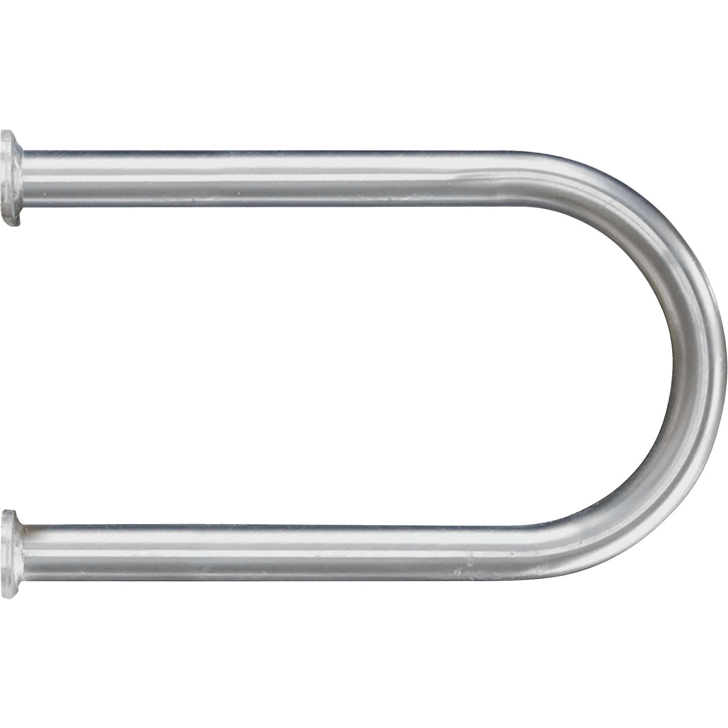 Wall protection bar, zinc plated/red, HxW 600 x 350 mm.