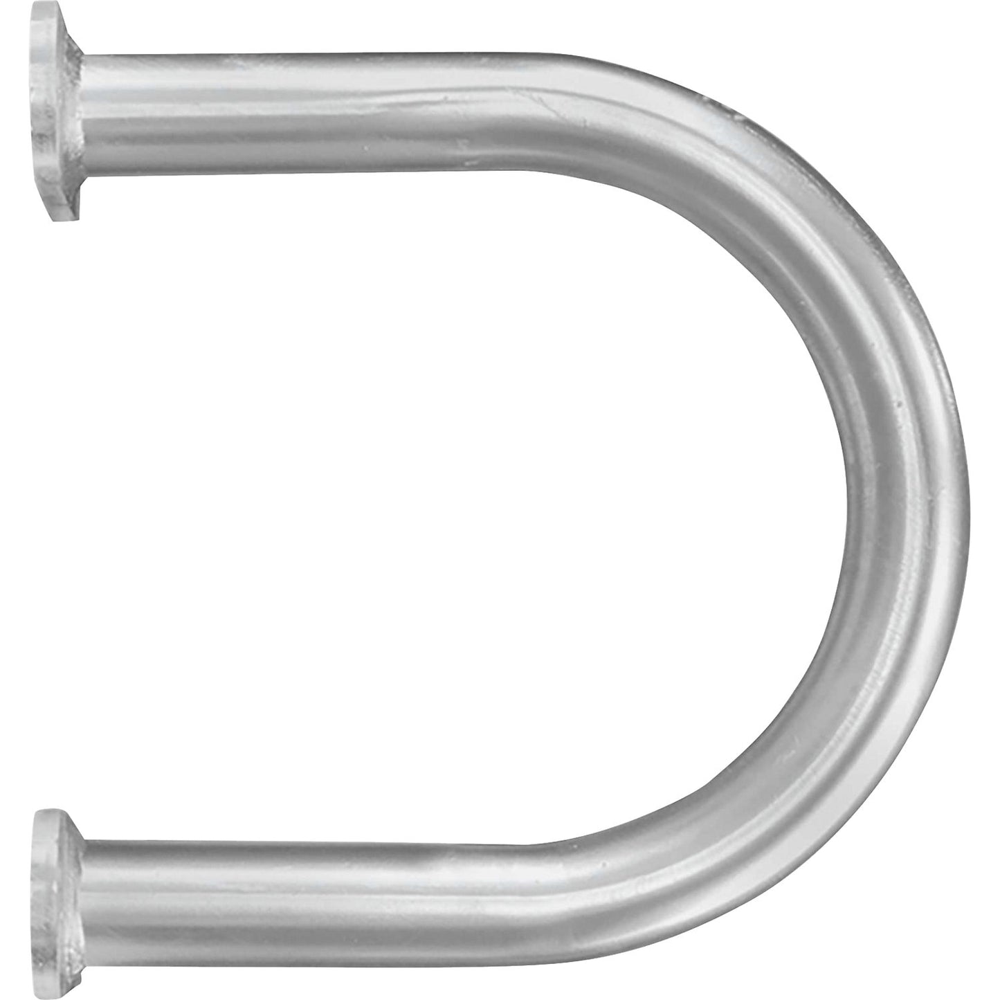 Wall protection bar, zinc plated/red, HxW 350 x 350 mm.